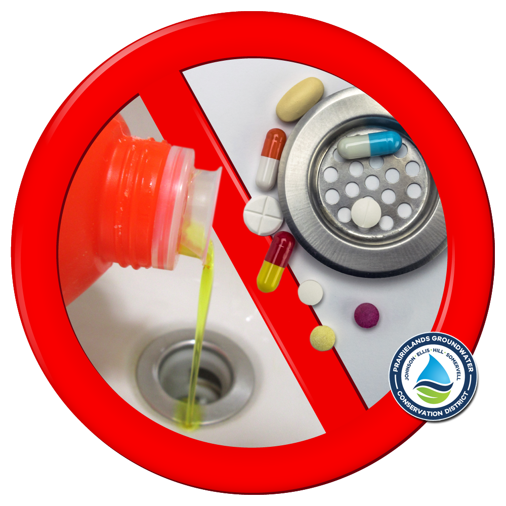 Do not pour chemicals or medications down the drain